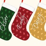 Gepersonaliseerde Peperkoek Man Kerstmuts Kerstkousen met Naam Home Decoratie Gift voor Familie Kids