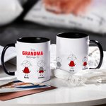 Mug Personnalisé avec Noms des Enfants Thème Famille Cadeau Anniversaire pour Famille