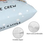 Taie d'oreiller personnalisée avec les prénoms des petits-enfants Noël Anniversaire Fête des mères Cadeau pour grand-mère