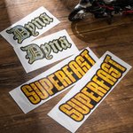 Set di 2 decalcomanie impermeabili per casco Etichetta adesiva per casco Regalo di Natale e compleanno per gli amanti della moto