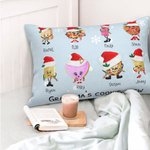 Taie d'oreiller personnalisée avec les prénoms des petits-enfants Noël Anniversaire Fête des mères Cadeau pour grand-mère