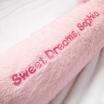 Gepersonaliseerd Schattig Comfort Fantasie Eenhoorn Pluche Speelgoed Kussen Rustgevend Lang Pluche Kussen met Kindernaam Kerstcadeau Verjaardagscadeau