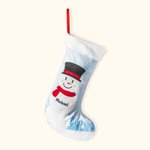 Medias de Navidad personalizadas Muñeco de nieve Copo de nieve de invierno Adorno colgante Chimenea Árbol Decoración Regalo de Navidad para la familia