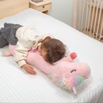 Gepersonaliseerd Schattig Comfort Fantasie Eenhoorn Pluche Speelgoed Kussen Rustgevend Lang Pluche Kussen met Kindernaam Kerstcadeau Verjaardagscadeau