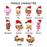 Manta personalizada Grandma's Favorite Cookies Blanket with 1-8 Kid's Names Regalo de Navidad para Madre Abuela