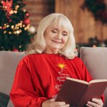 Personalised Christmas Tree and Santa Claus Pattern Family Matching Red Pyjamas Set Christmas Party Gift for Mom Dad Kid Baby Pet