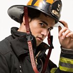 Personalized Engraved Leather Firefighter Helmet Chin Strap with Name Birthday Gift for Firemen