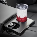 Personalized Christmas Santa 20oz Skinny Tumbler with Lid and Straw Cleaning Brush Christmas Gift for Friend Family