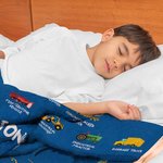 Couverture à capuche personnalisée avec nom pour bébé Camion de chantier Cadeau d'anniversaire de Noël doux et chaud pour les enfants