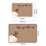 Personalised Hope You Like Cats Doormat Cute Cat Mat Pet Theme Home Decoration Gifts for Pet Owner Cat Lover