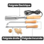 Chaud de Fer Électrique Fer à Marquer pour Bois/Viande/Pâtisserie | Callie
