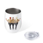 Vaso de vino personalizado Partners In Crime We Are More Than Friends We're Like A Really Small Gang Regalo de Navidad para la mejor amiga