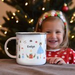 Personalised Nutcracker Mouse Prince Ballet Girl Pattern 11oz Enamel Mug Birthday Children's Day Gift for Kids