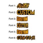 Set di 2 decalcomanie impermeabili per casco Etichetta adesiva per casco Regalo di Natale e compleanno per gli amanti della moto