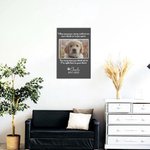 Henkilökohtainen lemmikkieläinten valokuva Canvas maalaus seinä sisustus teksti Memorial lahja lemmikkieläinten rakastaja