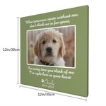 Henkilökohtainen lemmikkieläinten valokuva Canvas maalaus seinä sisustus teksti Memorial lahja lemmikkieläinten rakastaja