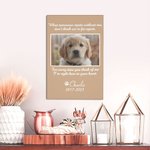 Henkilökohtainen lemmikkieläinten valokuva Canvas maalaus seinä sisustus teksti Memorial lahja lemmikkieläinten rakastaja