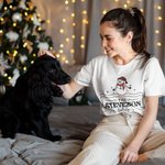 T-shirt de Noël personnalisé Bonhomme de Neige Famille Onesie Bébé Nom Vêtement Cadeau de Noël pour Mère Père Enfants