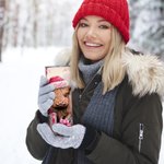 Personalised Pink Floral Highland Cow 20oz Skinny Tumbler with Name Christmas Gift for Women Girls Highland Cow Lover