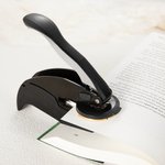 Tampon de Gaufrage Personnalisé avec Nom et Texte en Sac de Stockage Noir Pince à Gaufrer pour Librairie Cadeau Noël pour Lecteurs Club de Livres