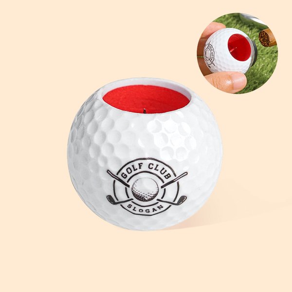 Personalized Magnetic Golf Ball Cigar Holder with Icon or Text Birthday Gift for Golf Lover Cigar Lover
