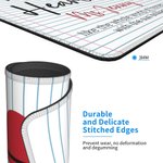 Tapis de souris personnalisé avec nom et texte Décoration de bureau Cadeau d'anniversaire de Thanksgiving pour les enseignants