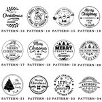 Estampador de galletas en relieve con nombre personalizado Merry Christmas hecho a mano Regalo de Navidad para los amantes de la repostería