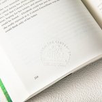 Personalised Ex Libris From The Library of Name Book Embosser Stamp with Black Storage Bag Book Club Gift for Books Lover Librarian