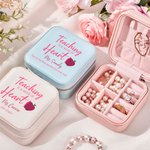 Personalized Teaching Is a Work of Heart Jewelry Box with Name and Text Teacher Appreciation Back to School Gift for Teachers