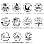 Estampador de galletas en relieve con nombre personalizado Merry Christmas hecho a mano Regalo de Navidad para los amantes de la repostería