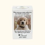 Personalisierte Pet Foto hölzerne Kerze Halter Memorial Geschenk für Tierliebhaber