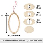 Personalisierte lustige Schnapsflasche Halter Weihnachtsschmuck mit Phrase Datum für 50ml Weinflasche White Elephant Weihnachtsgeschenk für Männer Liquor Lover