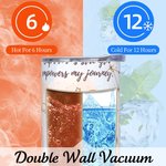 Personlig Zodiac 20oz Skinny Name Tumbler Constellation Affirmation Kaffekopp med sugrör Födelsedag Jubileum Astrologi Present till familj vän