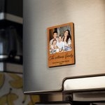 Personalised Wooden Save the Date Photo Magnet with Name Date Home Decoration Birthday Memorial Gift for Family Friend Couple