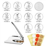 Timbro a rilievo personalizzato per libri dalla Biblioteca di Seal Regalo di compleanno per gli amanti dei libri