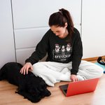 Henkilökohtainen Joulu Perhe Snowman Kid Aikuisten huppari Lovely Matching Outfit Hyvää joulua lahja äiti isä lapset