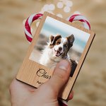 Personalised Wooden Save the Date Photo Magnet with Name Date Home Decoration Birthday Memorial Gift for Family Friend Couple