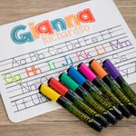 Personalised Acrylic Name Alphabet Tracing Board Dry Erase Board Educational Learning Gift for Kids