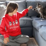 Henkilökohtainen Joulu Perhe Snowman Kid Aikuisten huppari Lovely Matching Outfit Hyvää joulua lahja äiti isä lapset