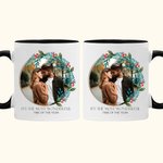 Tasse en céramique avec photo et texte 11oz/15oz Tasse à café Anniversaire Saint-Valentin Cadeau pour Couple Famille