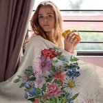 Coperta personalizzata di bouquet di fiori di nascita con nome Decorazione per la casa Compleanno Regalo per la festa della mamma per la famiglia amic