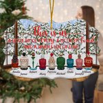 Ornamento in ceramica personalizzato This Is Us con nomi Regalo di Natale per la famiglia, i fratelli e le sorelle