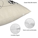 Personalisierter Die Liebe zwischen FAMILIEN kennt keine Distanz Zwei Bundesland Landkarten Kissenbezug Fernbeziehung Umzug Weihnachten Geschenk