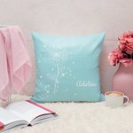 Personifierad Födelseblomma Konstellation Kuddöverdrag Heminredning med namn Födelsedag Julklapp för kvinnor Flickor