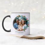 Tasse en céramique avec photo et texte 11oz/15oz Tasse à café Anniversaire Saint-Valentin Cadeau pour Couple Famille