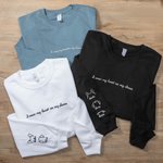 Personalized I Wear My Heart On My Sleeve Dog Ear Sweatshirt with 1-4 Embroidered Names Gift for Pet Lover