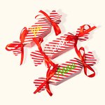 Personalized Sweets Cane Christmas Cracker Name Place Gift Box Table Decoration for Family Friends Kids