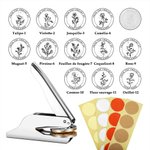 Pince à Gaufrer pour Livres Tampon de Gaufrage Personnalisé avec Motif Cadeau Noël pour Libraire Lecteur Salon Club de Livres