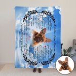 Una carta del cielo personalizada Manta suave Regalo conmemorativo para un amigo de la familia