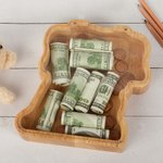 Alcancía de madera personalizada Vaca de las Tierras Altas con nombre Decoración de la habitación Navidad Cumpleaños Regalo educativo para niño